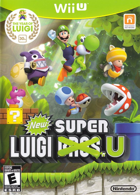 New Super Luigi U box art for Wii U